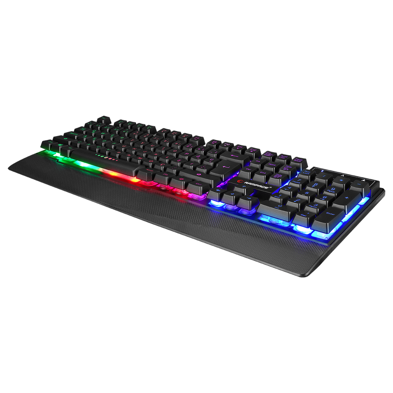 KB-R66 BUBBLE USB Gökkuşağı Aydınlatmalı Q Multimedia Gaming Klavye ...