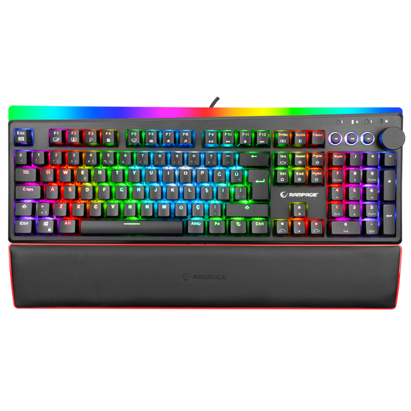 Kb-R97 X-Tracer Usb Blue Switch Türkçe Mekanik Oyuncu Klavyesi-Siyah ...