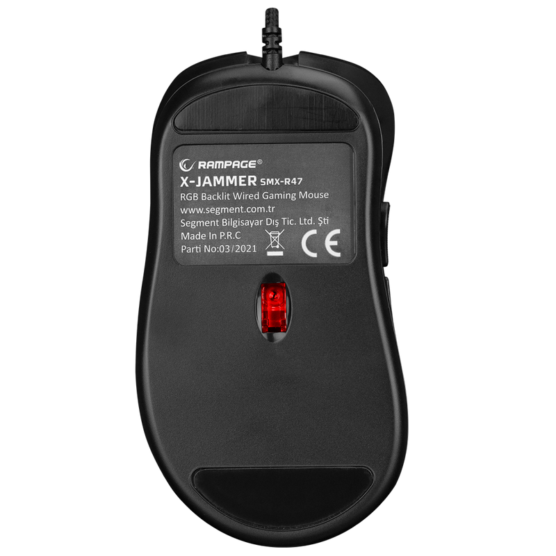 SMX-R47 X-JAMMER Usb Siyah RGB Işıklı 7200 dpi Gaming Oyuncu Mouse ...