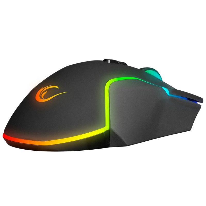 Miracle M2 Usb Siyah 8 Tuşlu RGB 7200dpi Gaming Oyuncu Mouse – Rampage