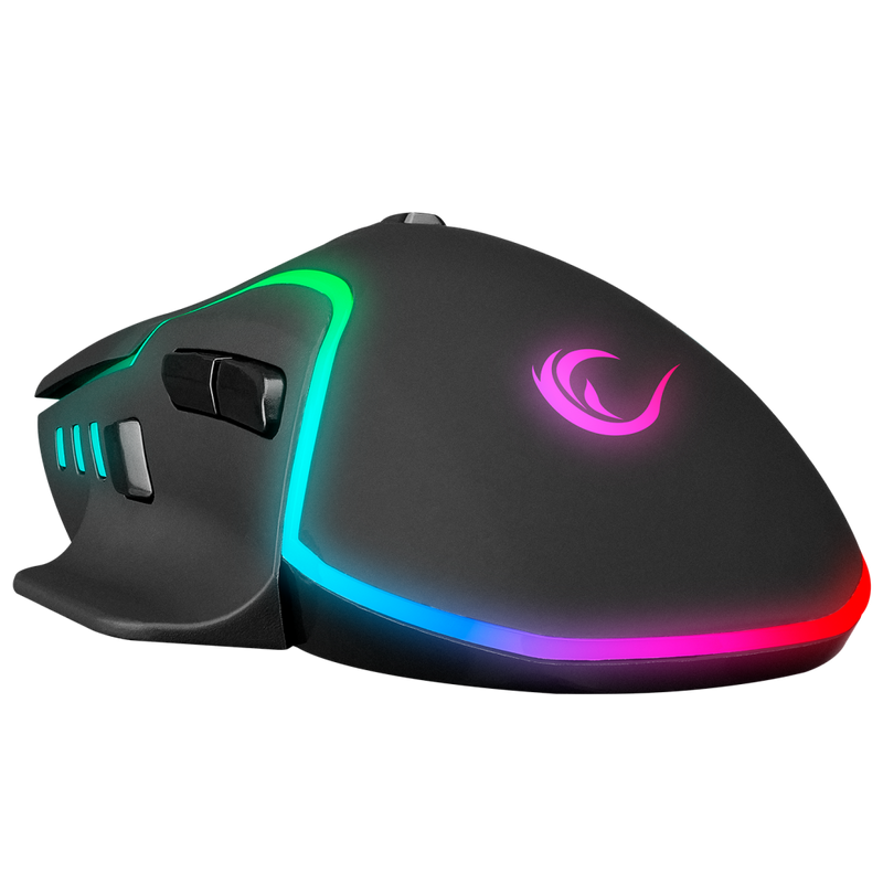 Miracle M2 Usb Siyah 8 Tuşlu RGB 7200dpi Gaming Oyuncu Mouse – Rampage
