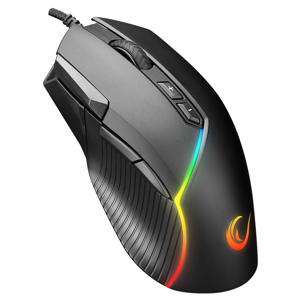 Rampage SMX-G39 COMFORT Usb 8 Makro+Extra Atış Tuşlu RGB 12800 DPI Gaming Oyuncu Mouse