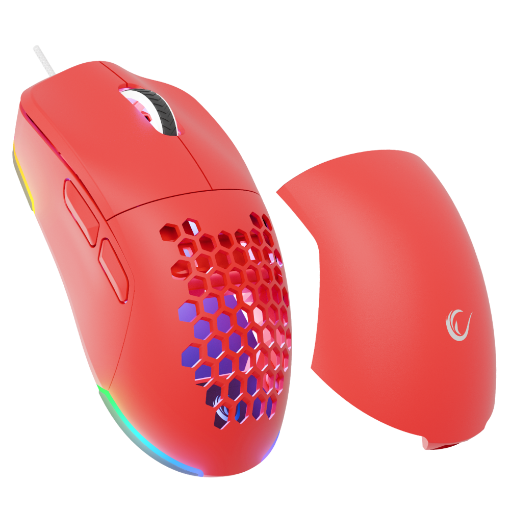 Rampage BLINK Kırmızı 7 Makro Tuşlu RGB 12800 DPI Gaming Oyuncu Mouse